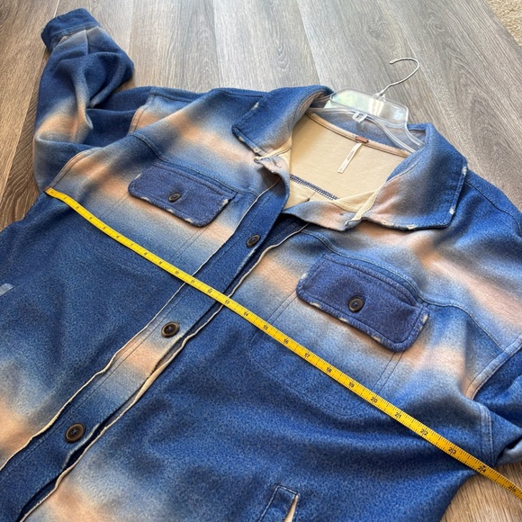 Free People Ruby Jacket in Deep Sea Blue Size S - Picture 6 of 7